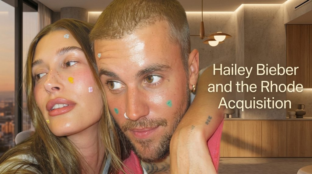 Hailey Bieber and the Rhode Acquisition