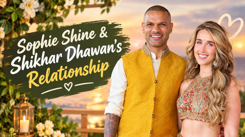 Sophie Shine and Shikhar Dhawan's Relationship